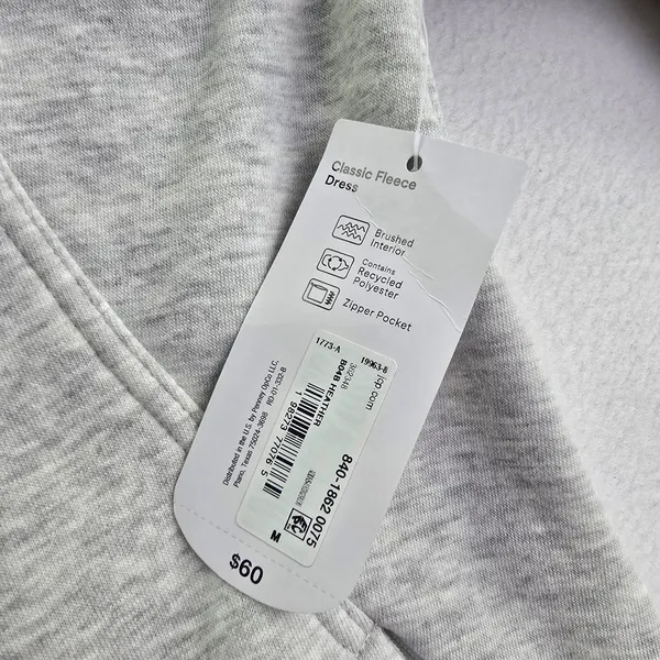 Xersion -875 NWT Womens Classic Fleece Quarter Zip Sweatshirt‎ Dress Gray Size M - Image 5