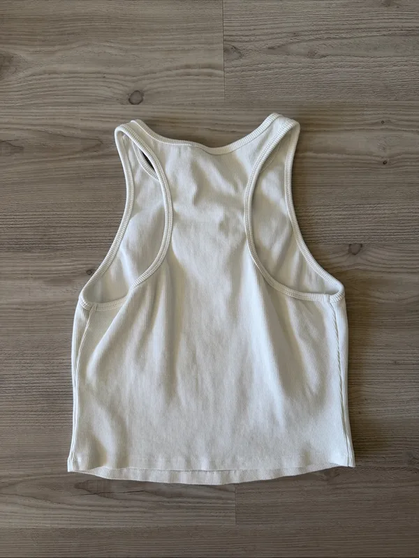 Emory Park Ribbed Tank Top with Fish Beaded Embroidery - Image 4