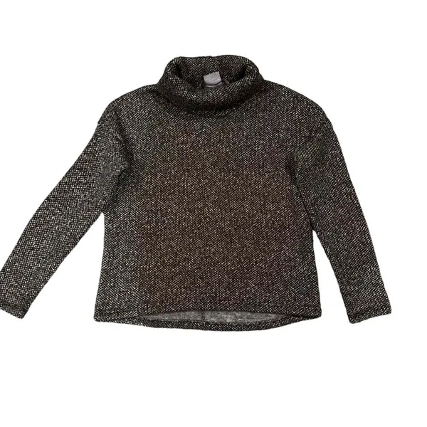 Columbia Sweater Womens Medium Brown Marled Cowl Neck Pullover Long Sleeve‎ - Image 2