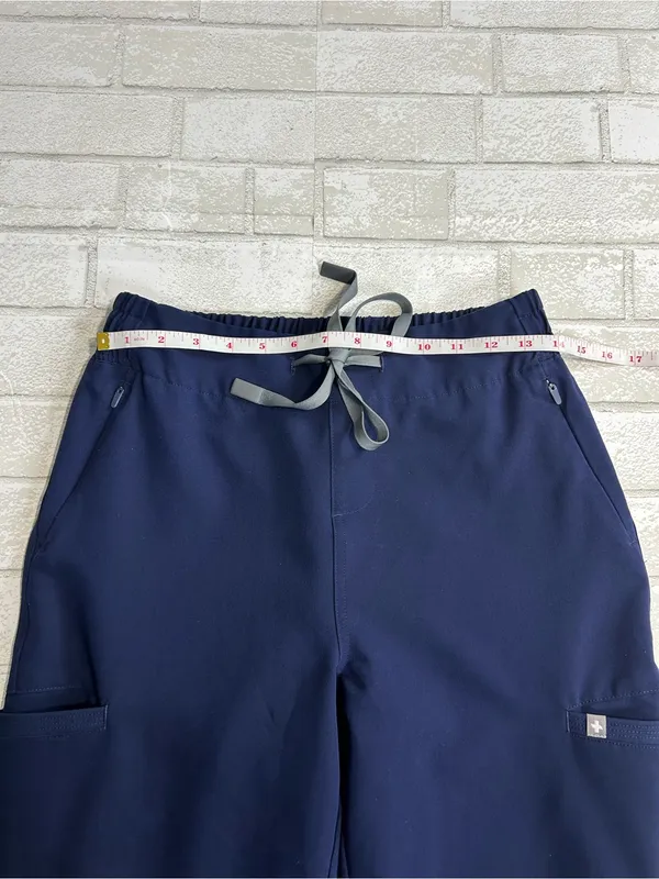 Figs Woman’s Yola High rise slim Scrubs Navy Style W22SW2014 - Image 4