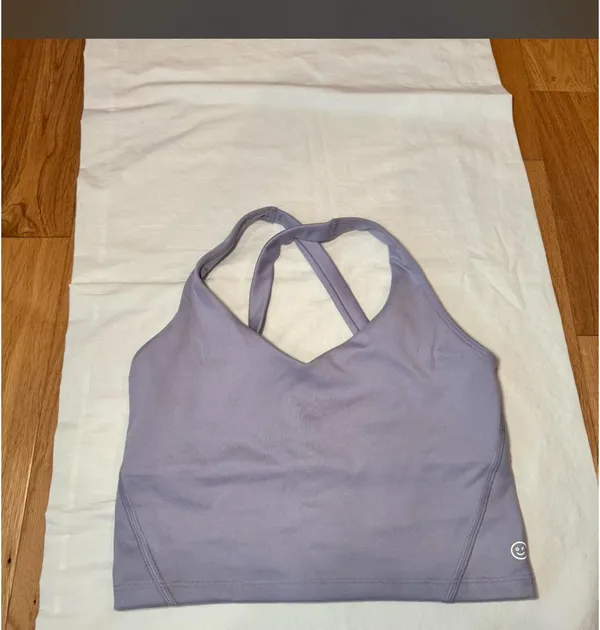 Gilly Hicks, purple recharge workout top - Image 2