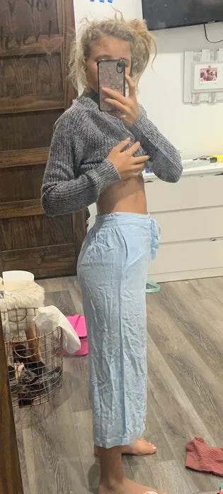 REWASH Light blue Wide Leg Pants - Image 2
