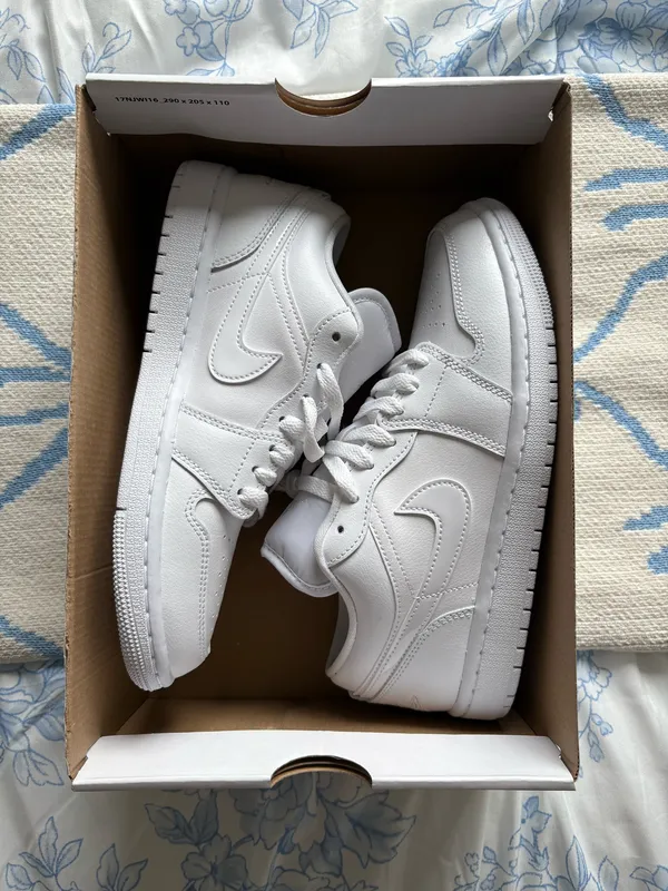 Nike Women’s White Jordan Low Sneaker NWT - Image 3