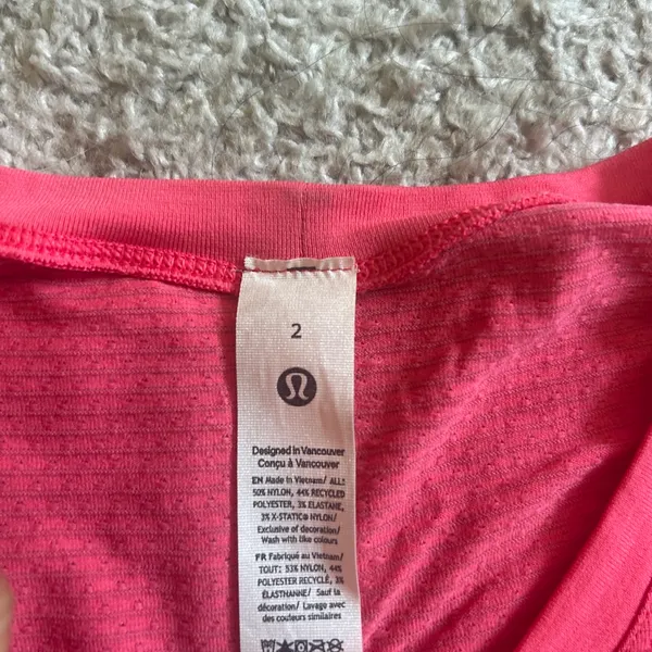 Lululemon Swiftly Long Sleeve pink - Image 2