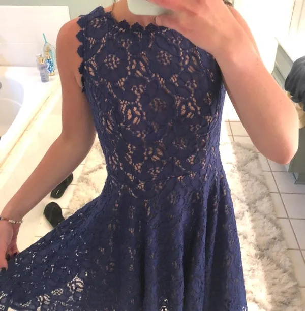 Jodi Kristopher Blue Dress - Image 2
