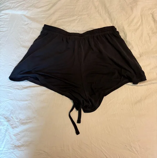 Aerie Black Sleep Shorts - Image 2