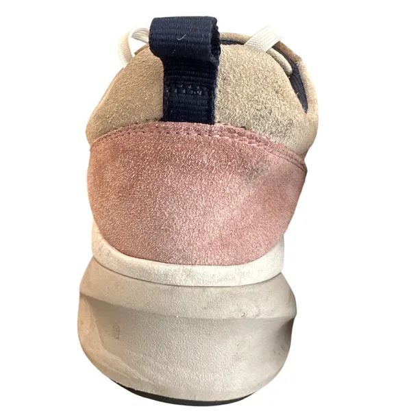 Tory Burch Good Luck Trainer Suede Chunky Sneakers Pink Moon Cream Size 10 - Image 12