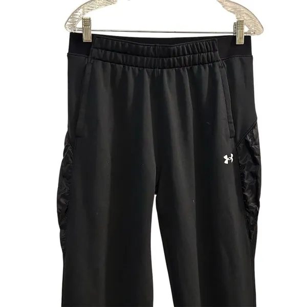 Under Armour Women's Tall‎ Black Sweatpants Size M Casual Relaxed Fit - Image 4