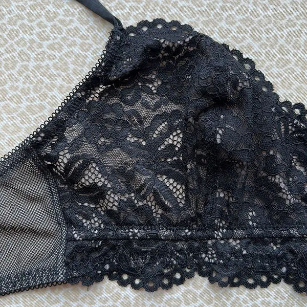 NWOT b.tempt’d black lace bra Size L - Image 7