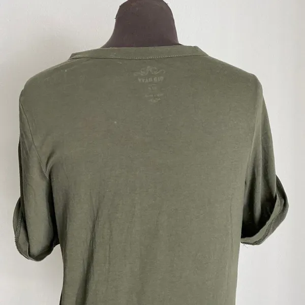 Old Navy sz S green  boho blouse‎ - Image 6