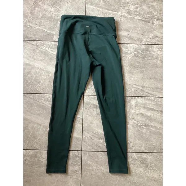 prAna Women Green High Waisted Yoga Leggings Athletic Tights Size Small - Image 2