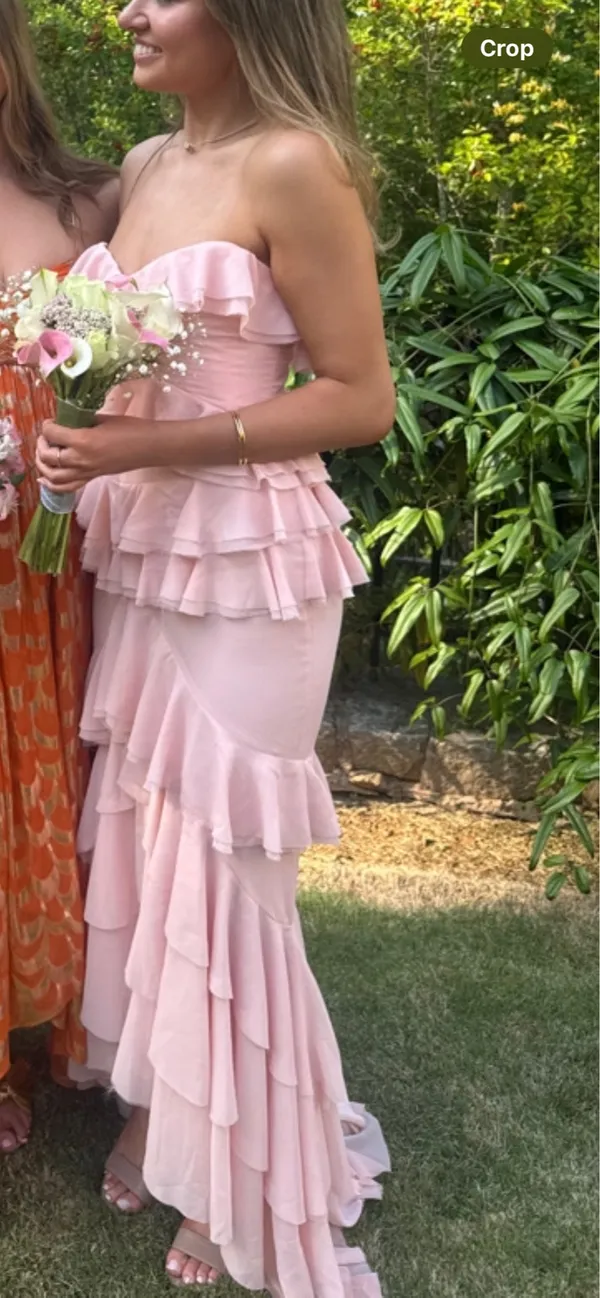 Michael Costello x Revolve Pink Maxi Dress - Image 3