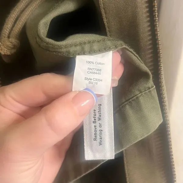 ✨Madewell Fleet Olive Sz XXS Jacket✨ - Image 8