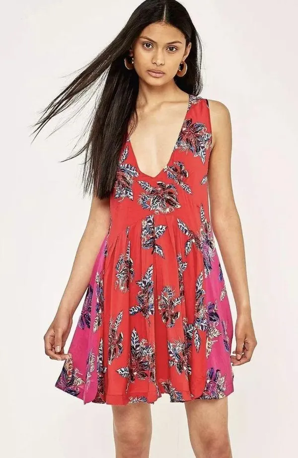Free PeopleThought It Was A Dream Printed Mini Dress - Image 3