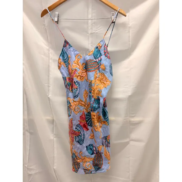 Vintage 80s Victoria’s Secret Silk Oceano Cami Slip Dress Rare HTF‎ - Image 2