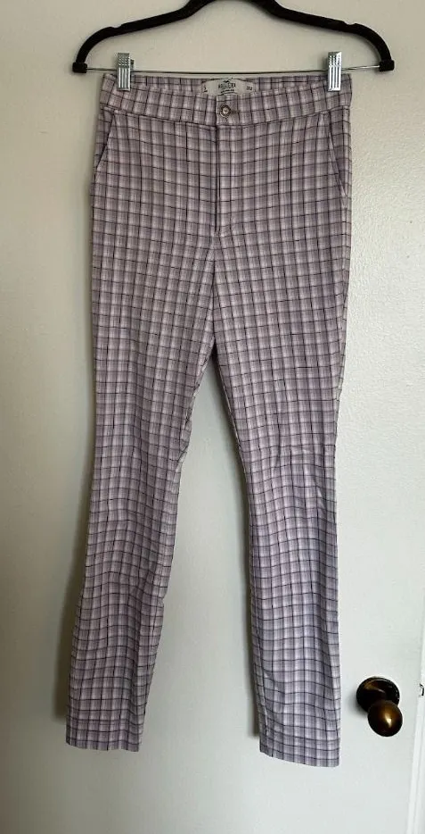 Hollister Plaid Ultra High-Rise Stretch Pants - Image 2