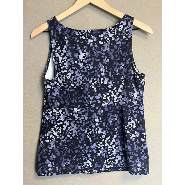 Eddie Bauer Womens Tank Top Size M Abstract Print Sleeveless Top - Image 3