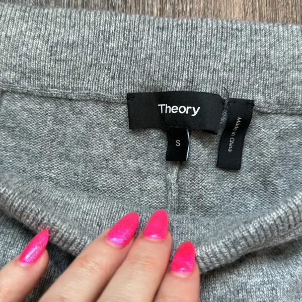 Theory Gray Sweats - Image 3