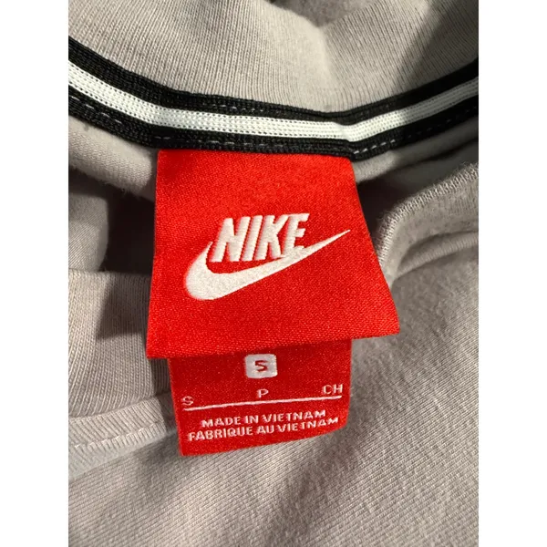 Nike Womens 3/4 Sleeve Midi Bodycon Dress Lavender Grey Script Logo Small - Image 4