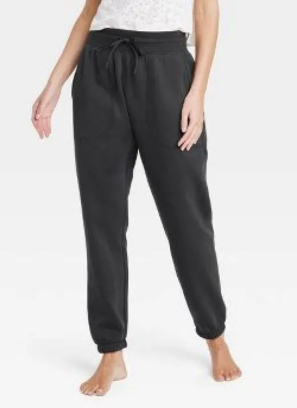 All In Motion Women's Mid-Rise Cotton Fleece Joggers - ™ - Image 2
