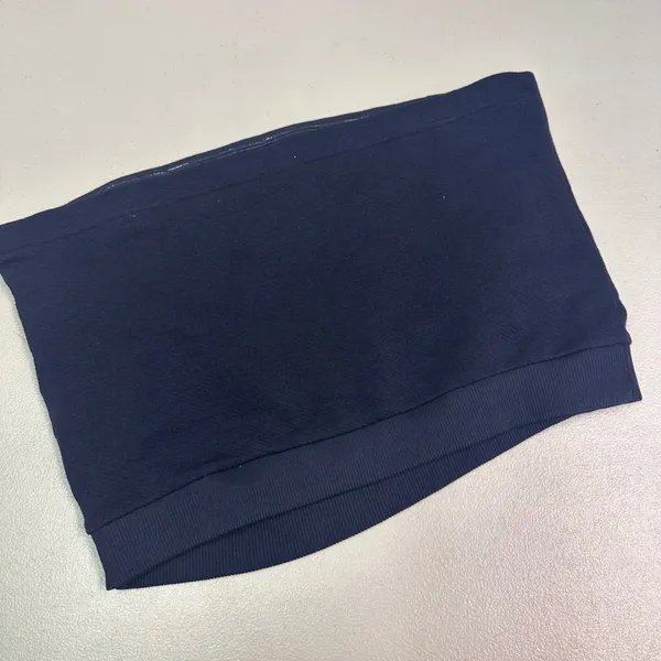 Universal Thread Womens Navy‎ Blue Strapless Tube Top Silicone Grip Large NWT - Image 2
