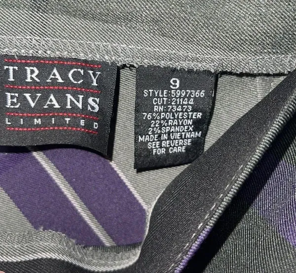 vintage Tracy Evans Limited Skirt Pencil/Straight Stretch Womens 9 Made USA. - Image 3