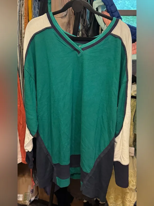 NWT Free People FP Movement Living Life Layer - green glow combo - XL - Image 8