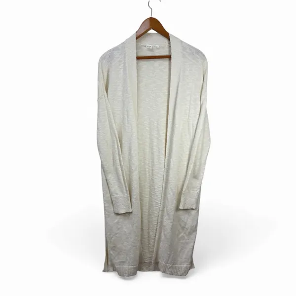 GAP Cream Women's Sweater Cardigan 100% Cotton size M - Image 2