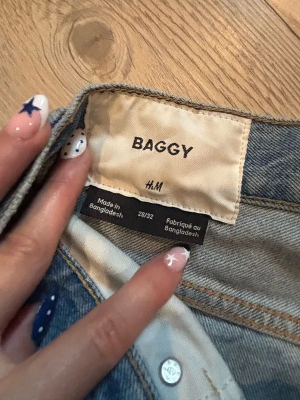men’s h&m jeans baggy - Image 2