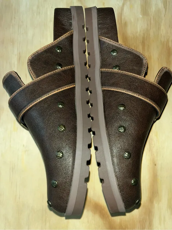Blowfish vegan Leather Slip-On Mule with Antiqued Buckle - Image 3