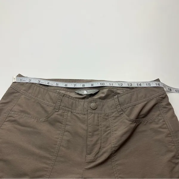 The North Face‎ Nylon Convertible Pant Womens 10 Regular Brown Green Hiking Pant - Image 6