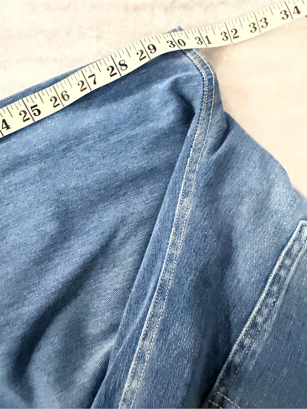 NWOT Halara Size 2X Pull On Wide Leg Jeans Blue Stretch Denim High Rise Regular - Image 10