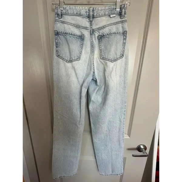 PacSun High Waisted Light Blue Baggy Jeans Women's Sz 24 - Image 2