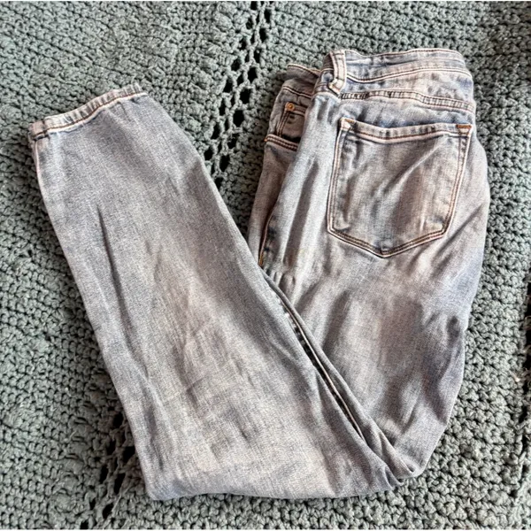 Sts Blue Emma Mid Rise Distressed Slim Straight Jeans Light Wash Size 28 - Image 3