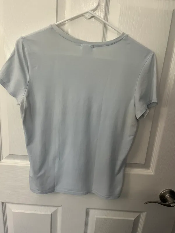 Gap Factory Store Size Medium Light Blue Top - Image 3