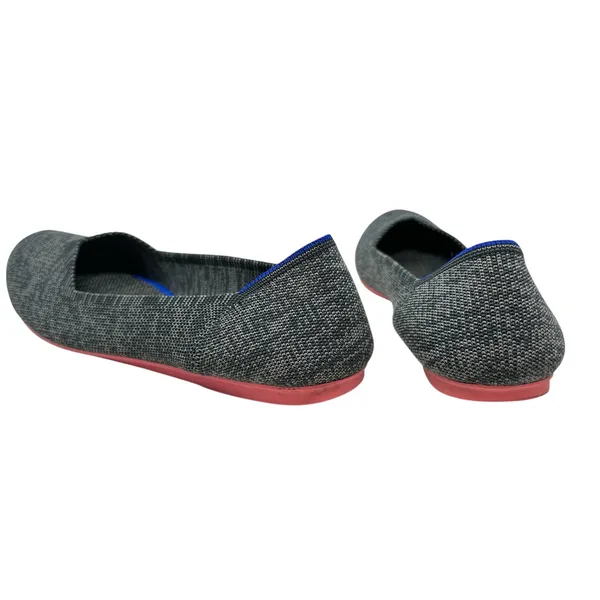 Rothy's The Flat Birdseye Knit Round Toe‎ Slip-On Charcoal Gray Size 9.5 - Image 10