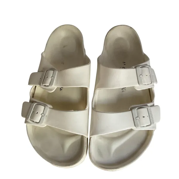 Birkenstock Arizona EVA White Sandals Women’s Size 9 Waterproof Comfort - Image 2