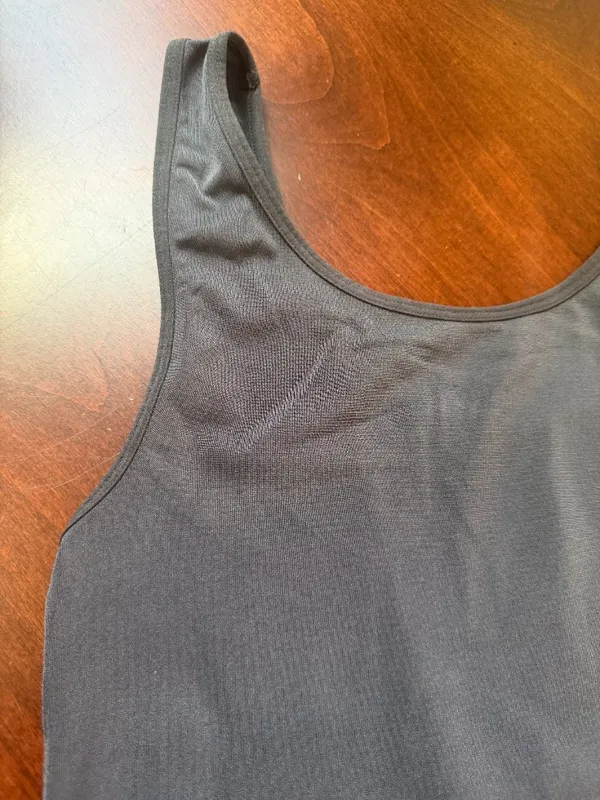 Gilligan & O'Malley Slate Grey Seamless Compression Slimming Tank Top Size Mediu - Image 5