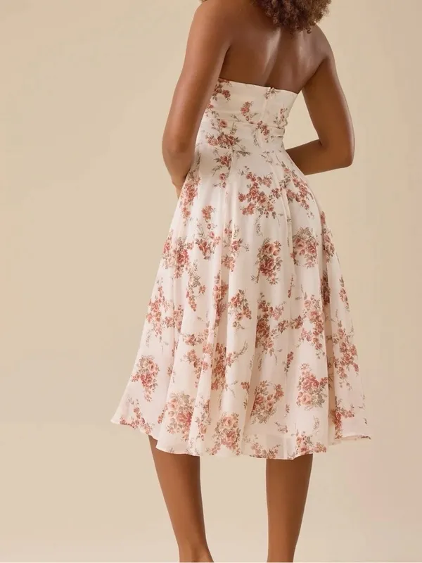 NEW Altar’d State Floral Halter Midi/Maxi Dress Size XL NWT - Image 2