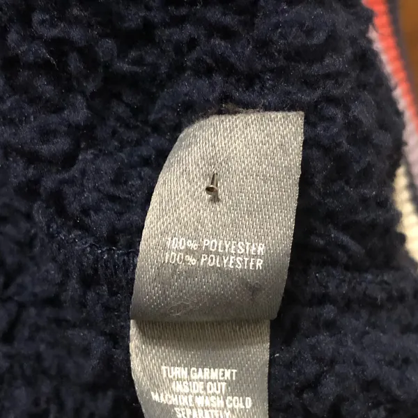 Aerie Navy Crewneck Striped Trim Sweatshirt - Image 7