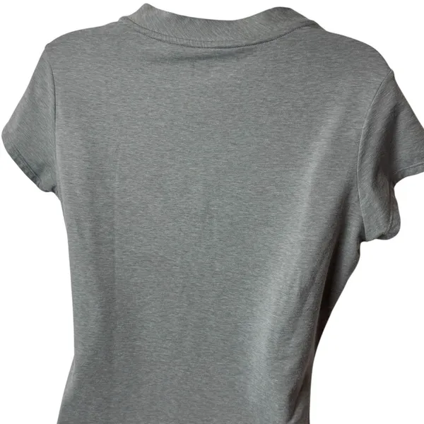 REI Grey V-Neck Blouse Camping Hiking Outdoors‎ Athletic Comfort Stretch S - Image 6
