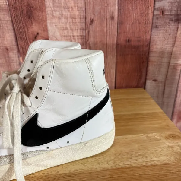 Nike White Blazer Mid 77‎ Sneakers Size 7 - Image 6