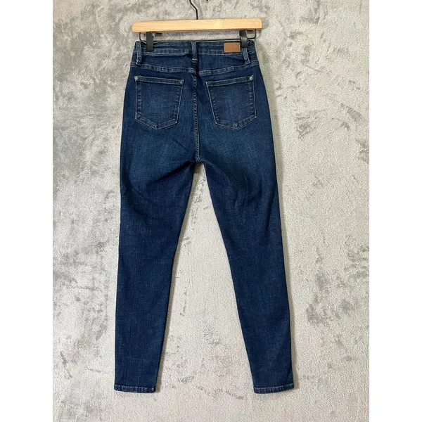 Judy Blue Skinny Jeans‎ Dark Wash Stretch Denim Minimalist Everyday Casual 26 - Image 5