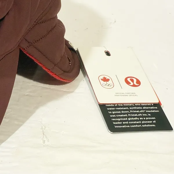 Lululemon‎ XS/Small Team Canada Olympic Edition Quilted Trapper Hat Red Merlot - Image 3