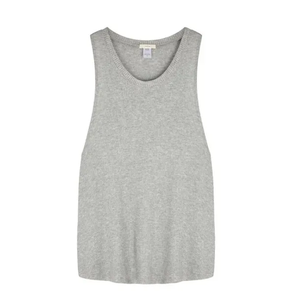 Eberjey Elon Ribbed Jersey Pajama Top Grey Sz M NWOT NEW $81 - Image 6