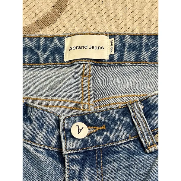 Abrand A ’99 Low Straight Jeans 90s Y2K Low Rise Blue Denim Size 29 Style 72468 - Image 4