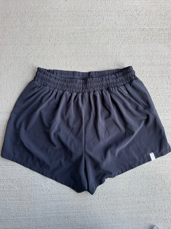 Rhoback Women’s Small Black Running Shorts High waisted 2.5” inseam - Image 3