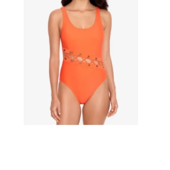 Salt + cove swimsuit medium Red - Image 2