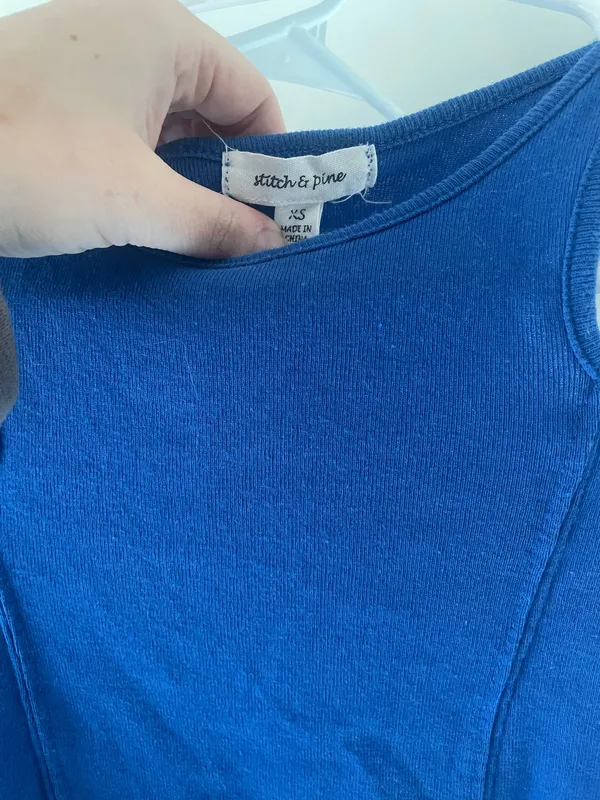 blue strap tank top Size XS - Image 2