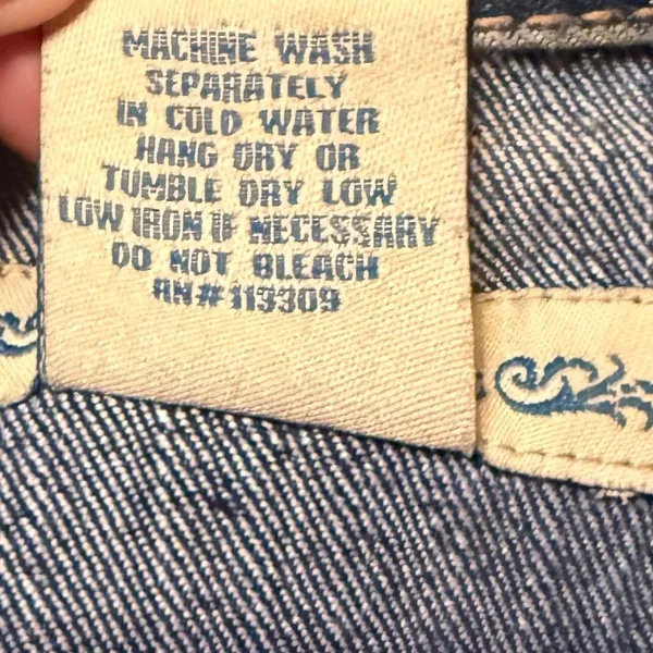 Paris Blues Women Small Blue Denim Trucker Vest Medium Wash Sleeveless‎ Jacket - Image 7